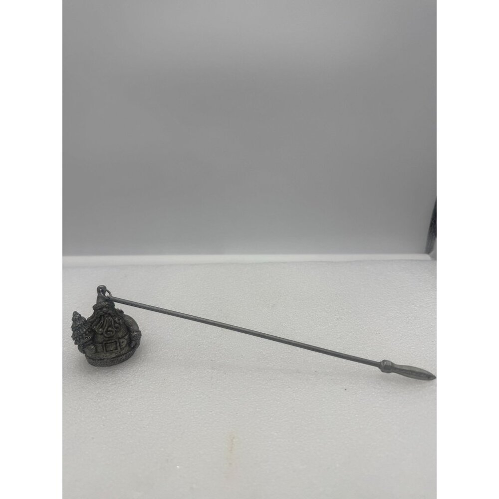 Vintage Rawcliffe Pewter Santa Christmas Candle Snuffer